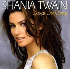 En la lista de los Álbumes más vendidos Come on Over ,Shania Twain,40 millones