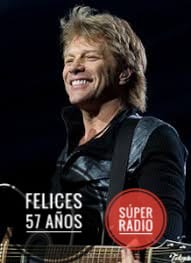 Hoy esta de cumpleaños Jon Bon Jovi